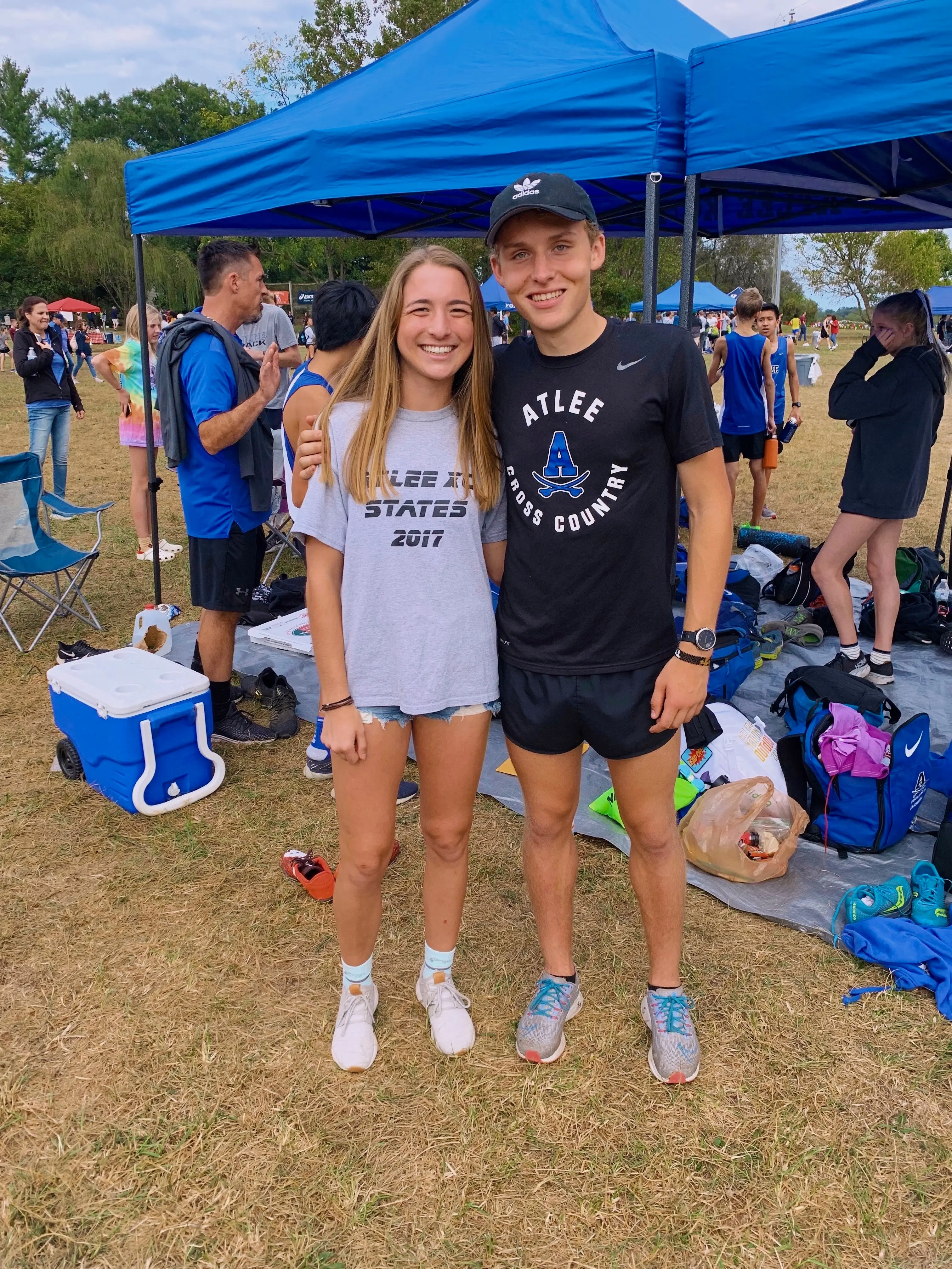 Amber and Ian when they first met